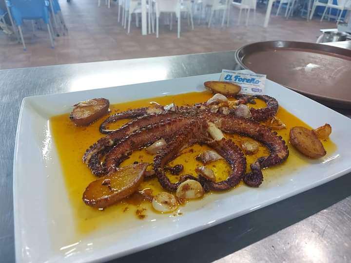 Pulpo gratinado